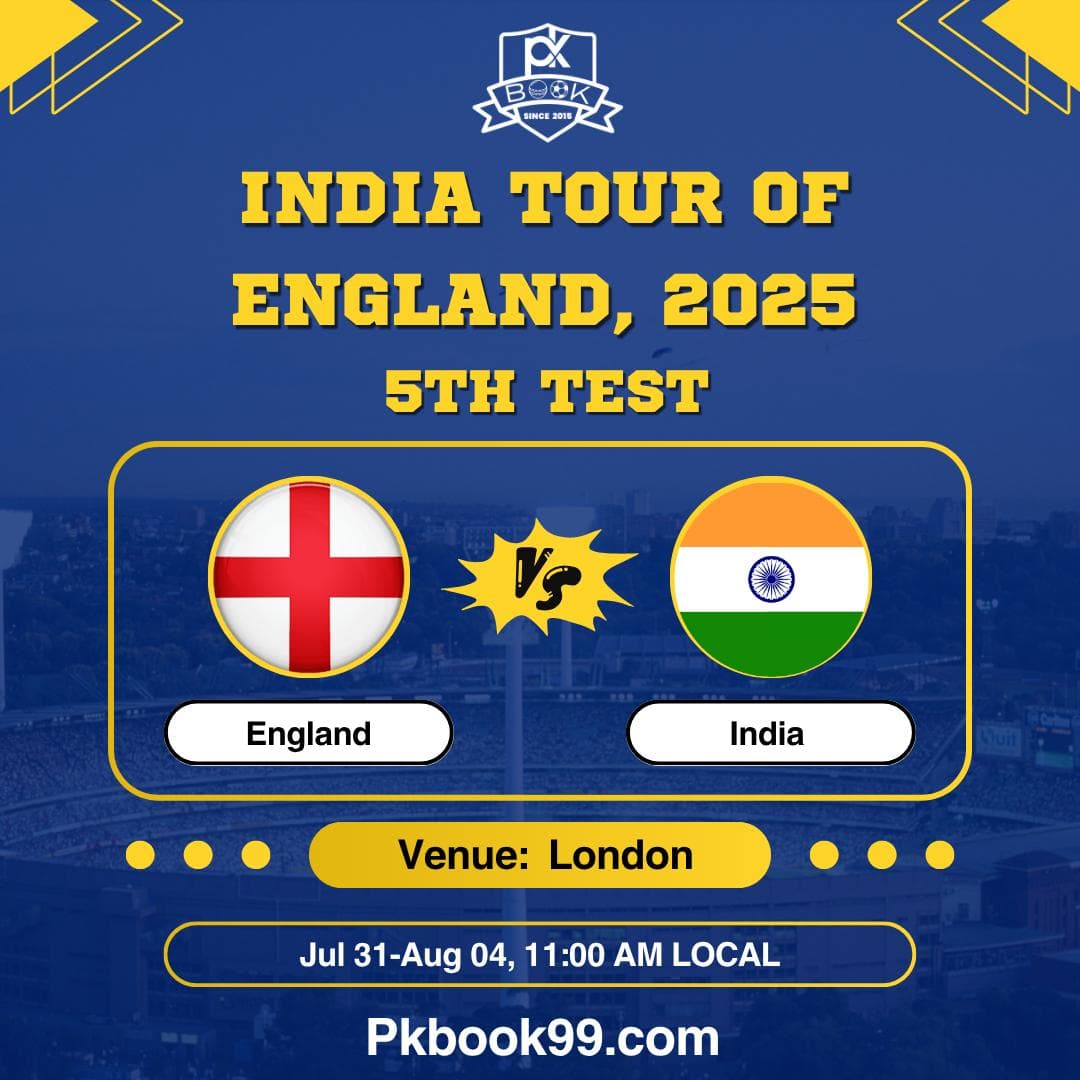 India vs England 5th Test match